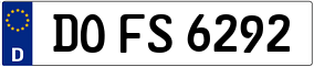 Truck License Plate